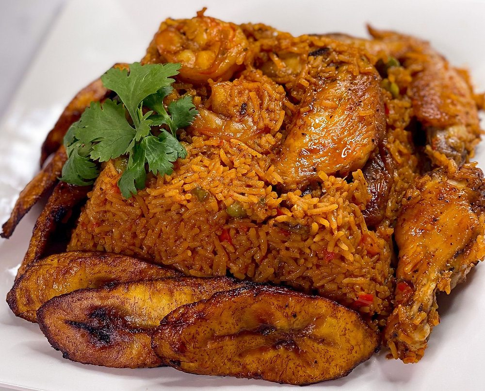Traditional African meal